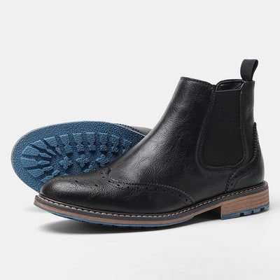 Milano Leren Chelsea Boots – Tijdloze Klasse voor Heren