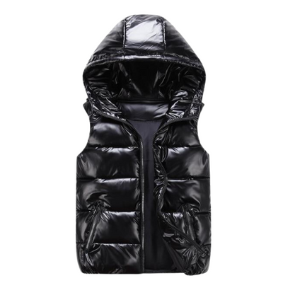 Heren Gewatteerde Bodywarmer met Kap – Warm & Lichtgewicht