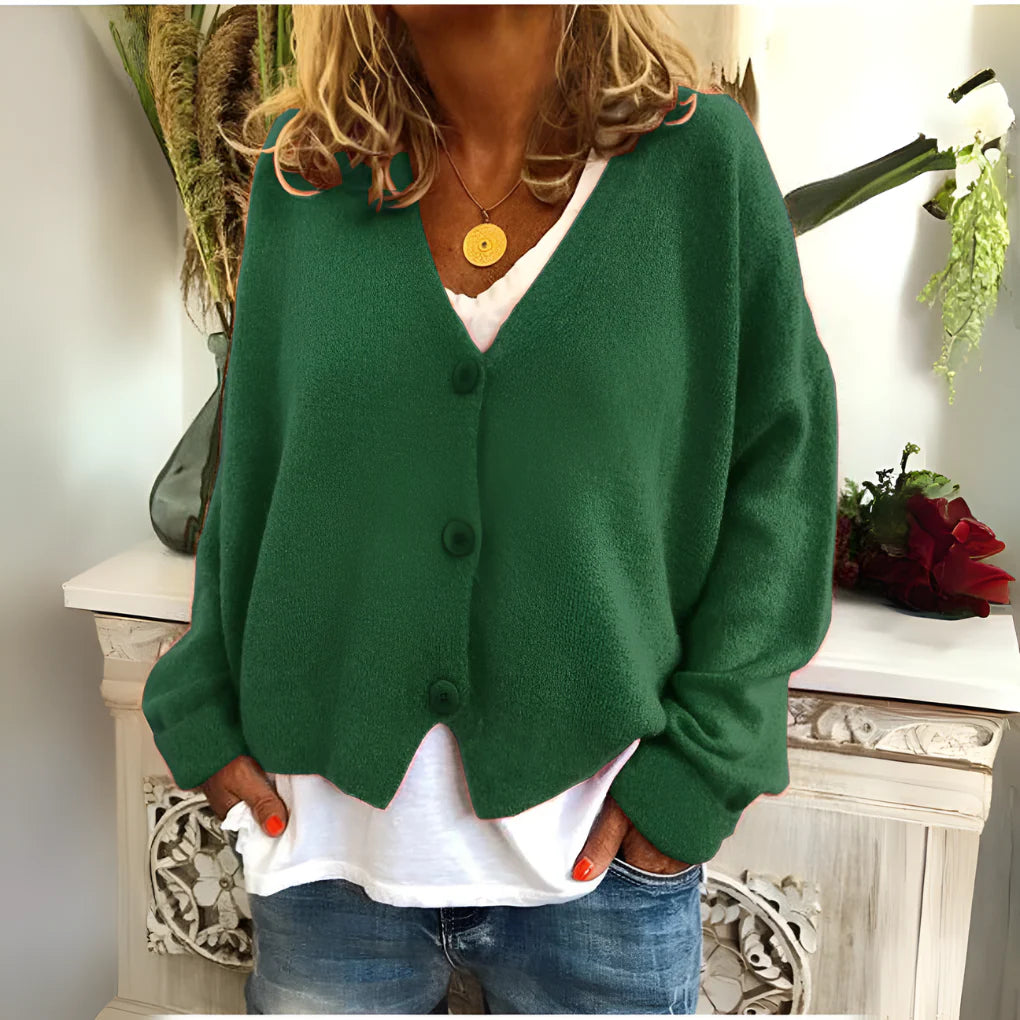 Soft Knit Cardigan met Relaxed Fit voor Dames