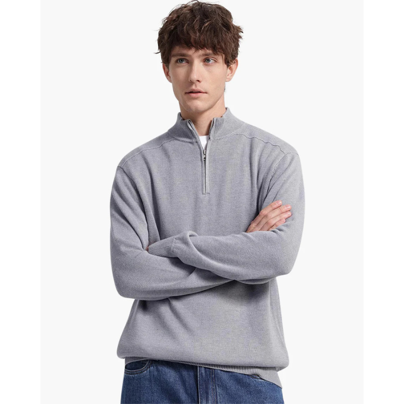 100% Merino Wollen Zip Up