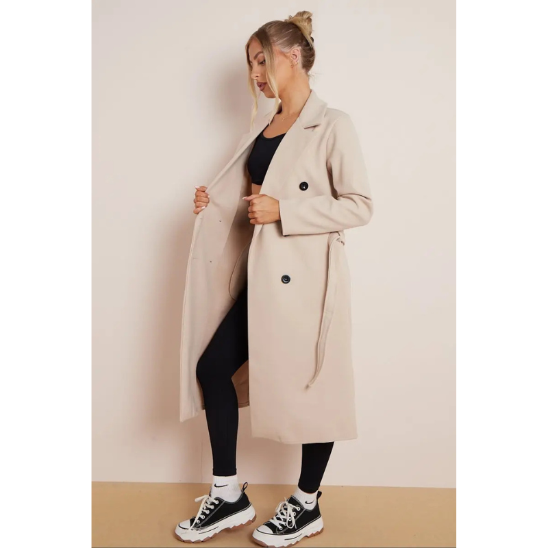 Margot - Rivoli Classic Belted Wool Coat