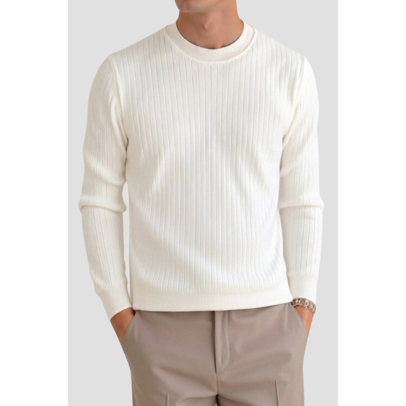 Liam Ribbels Gebreide Longsleeve Trui