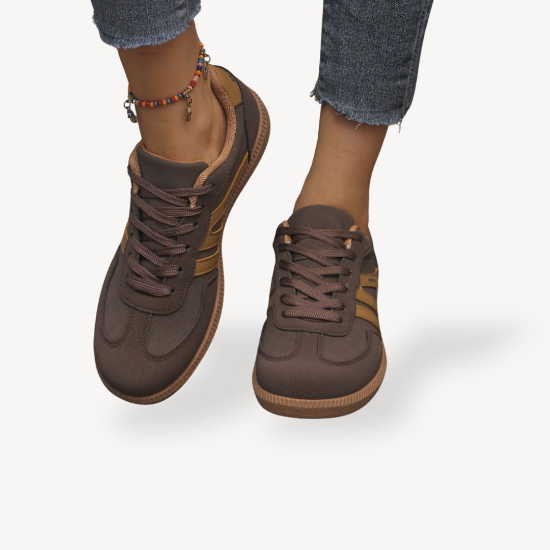 Dames Suède Orthopedische Sneakers – Casual & Iconisch Design