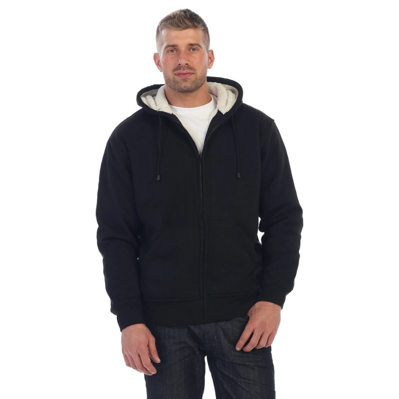 Hugo Polar Heren Fleece Vest met Bontvoering
