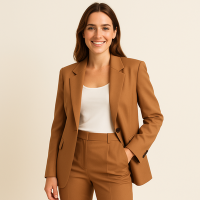 Dames Pak – Elegante Business Suit met Blazer & Broek