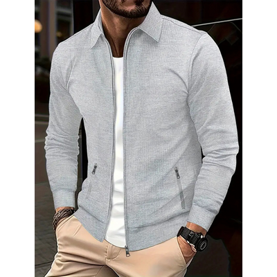 Heren Overshirt met Rits – Stijlvolle Tussenjas
