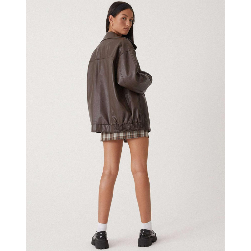 Roma Oversized Dames Leren Jack