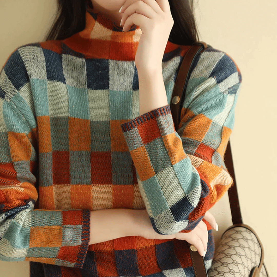 Dames Coltrui met Patchwork Design