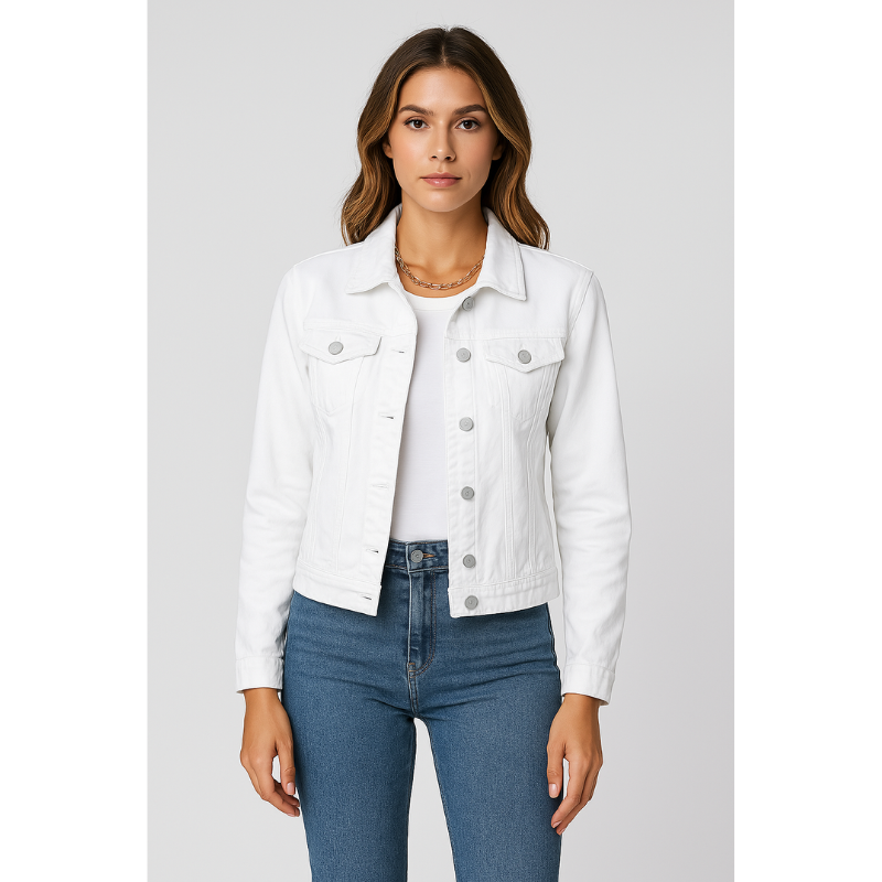 Siena – Korte Denim Jas voor Dames