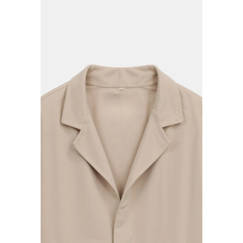 Teun Casual Pakjack met Colbertkraag