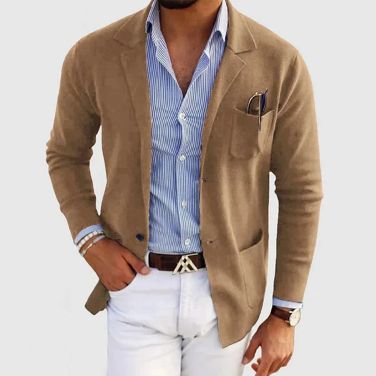 Dan Herenblazer met Casual Klepzakken