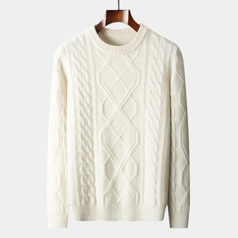 Merino Wol Gebreide Trui – Luxe Herenmode
