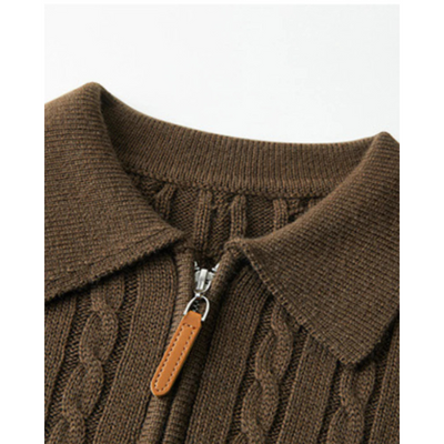100% Premium Wollen Zip Up