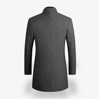 Heren Wolmix Overcoat – Tijdloze Chesterfield Jas
