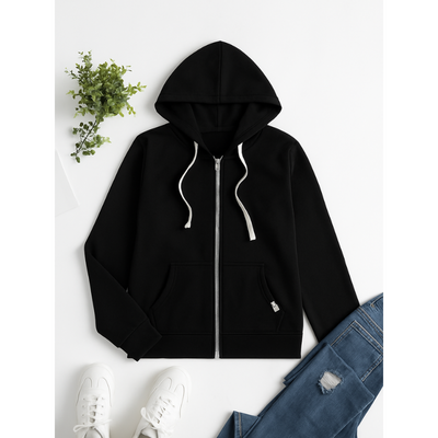 Dames Zip-Up Hoodie – Comfortabel & Tijdloos