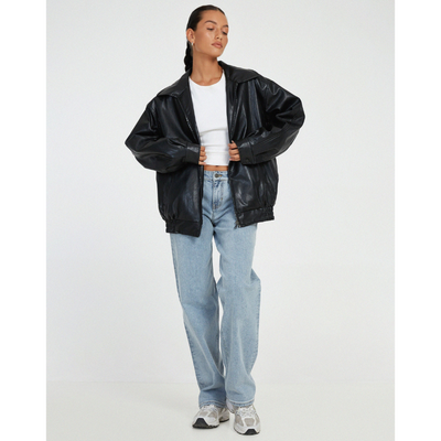 Roma Oversized Dames Leren Jack