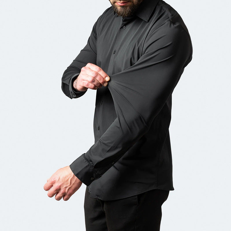 Heren Overhemd – Kreukvrij & Stretch met Tijdloze Elegantiesnit
