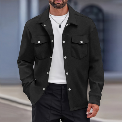 Heren Slim-Fit Blazer – Lichte Luxe Met Zakken