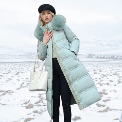 Luxe Winterjas Dames met Bontkraag