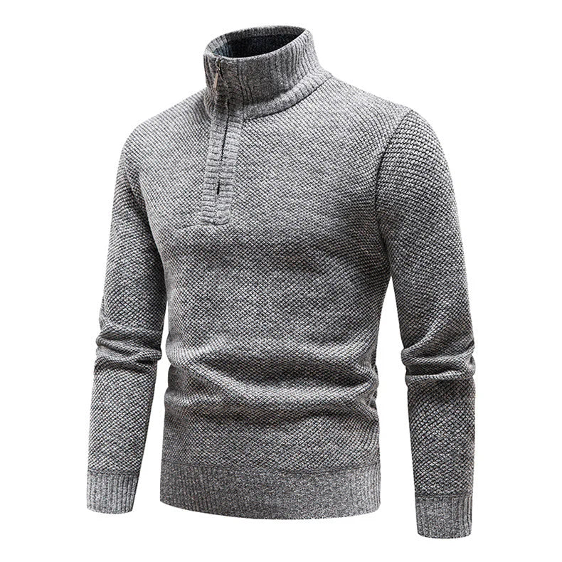 Leandro Moderne Half-Zip Heren Trui
