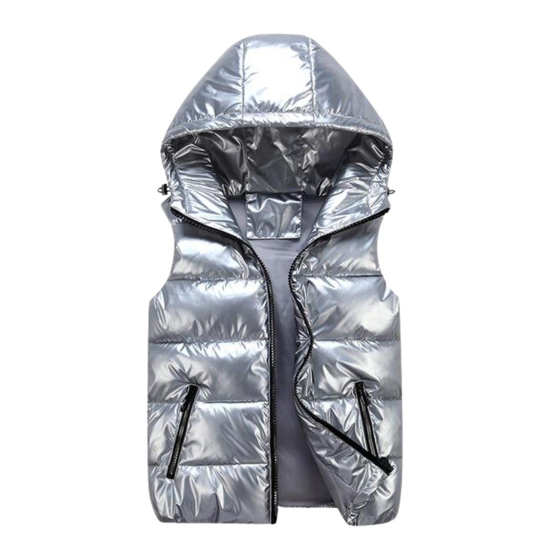 Heren Gewatteerde Bodywarmer met Kap – Warm & Lichtgewicht