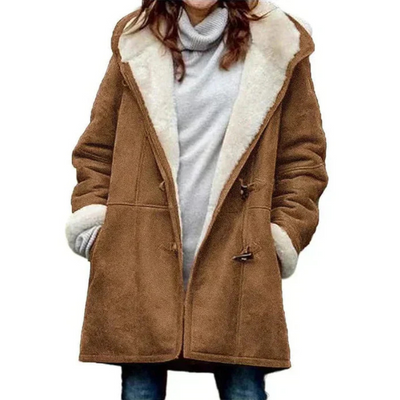 Dames Jas met Fleece Voering en Capuchon