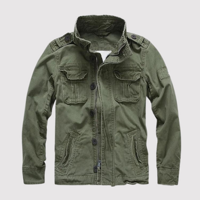 Heren Vintage Jas – Tijdloze Luchtmachtstijl met Premium Katoen