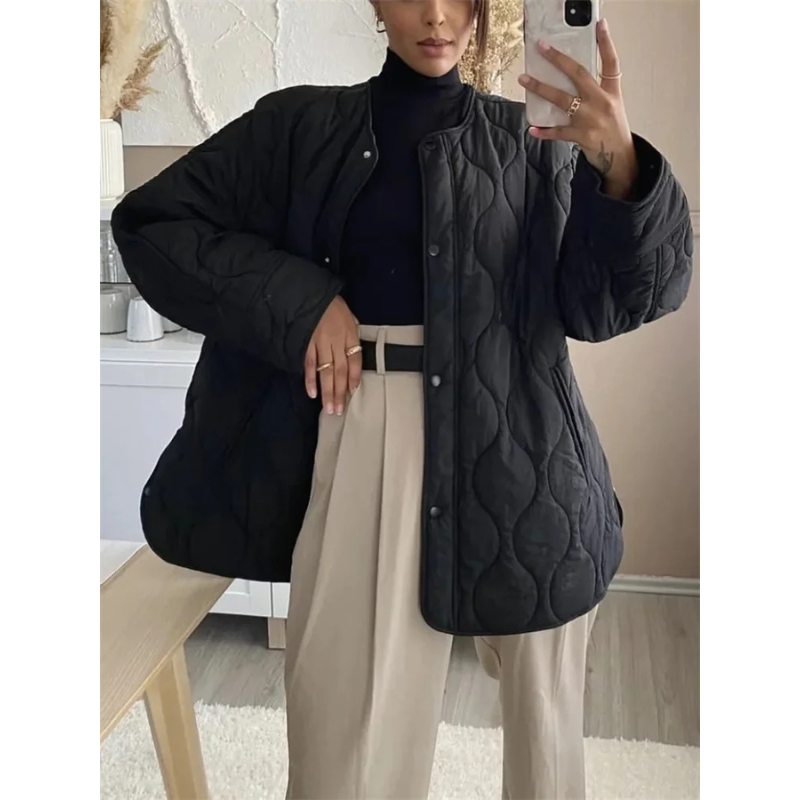 Losvallende Dames Winterjas – Comfort & Stijl