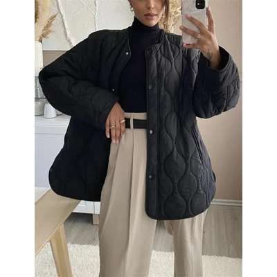 Losvallende Dames Winterjas – Comfort & Stijl