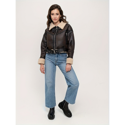 Dames Korte Jas met Reverskraag – Winterstijl