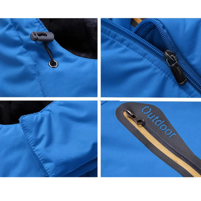 Heren Parka Winterjas – Waterdicht & Winddicht Outdoor Thermo Jas