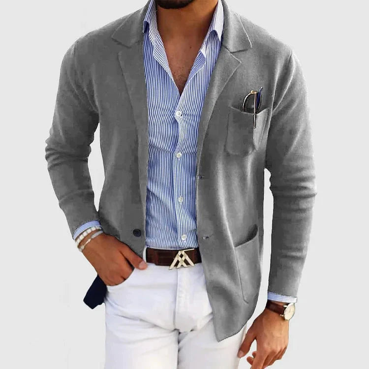 Dan Herenblazer met Casual Klepzakken