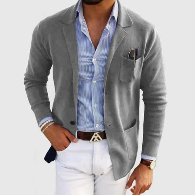 Dan Herenblazer met Casual Klepzakken