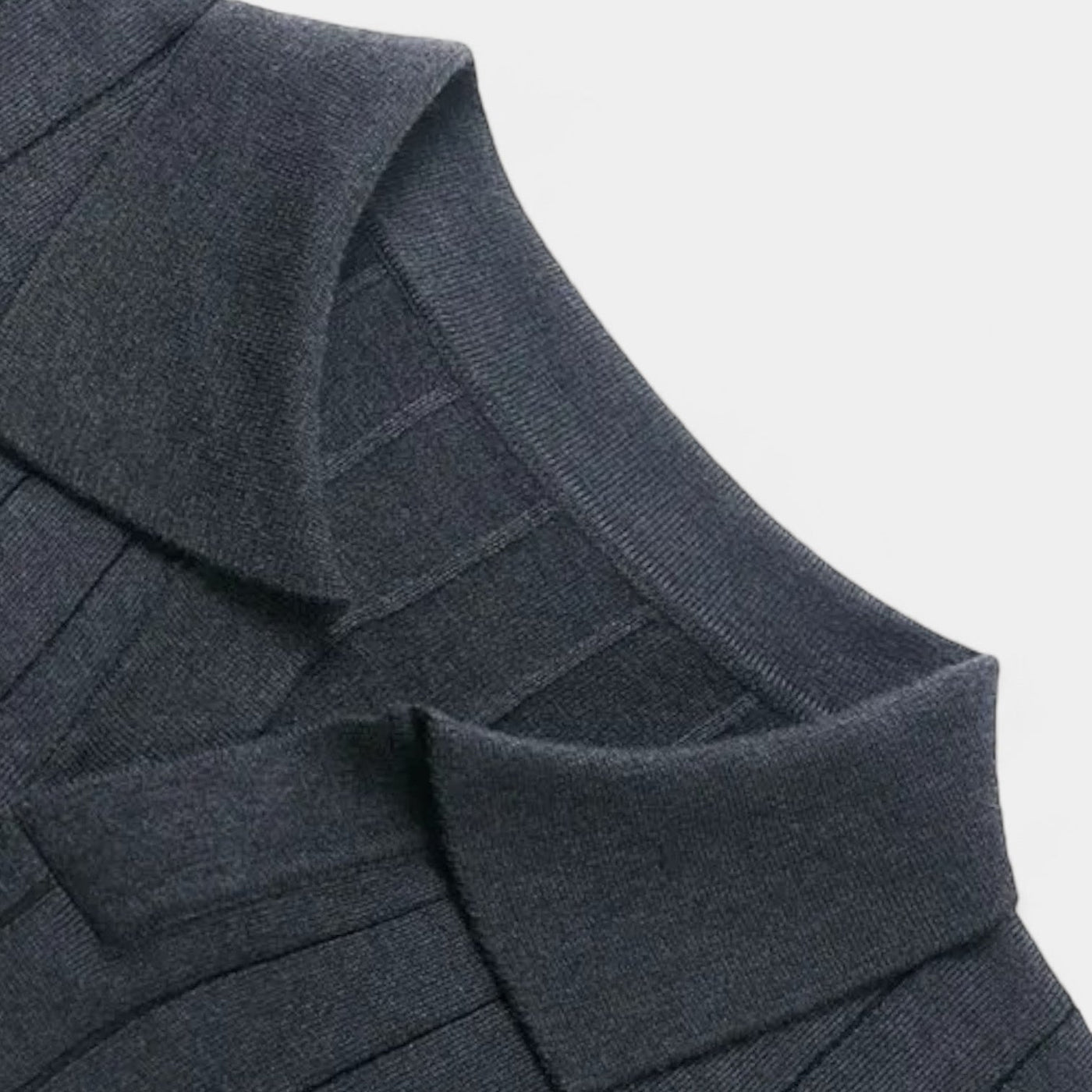 Luxe Lange Mouw Polo – Slim Fit Herenmode