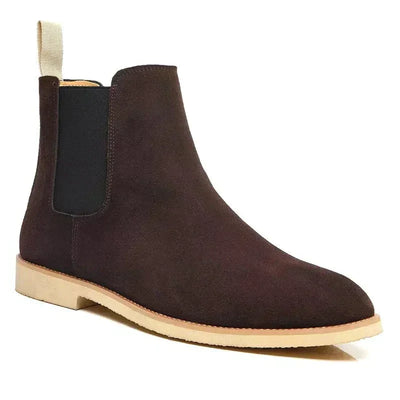 Andrea – Luxe Kalfsuede Chelsea Boots