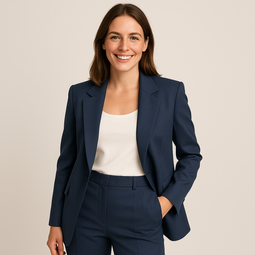 Dames Pak – Elegante Business Suit met Blazer & Broek