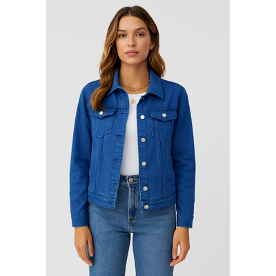 Siena – Korte Denim Jas voor Dames
