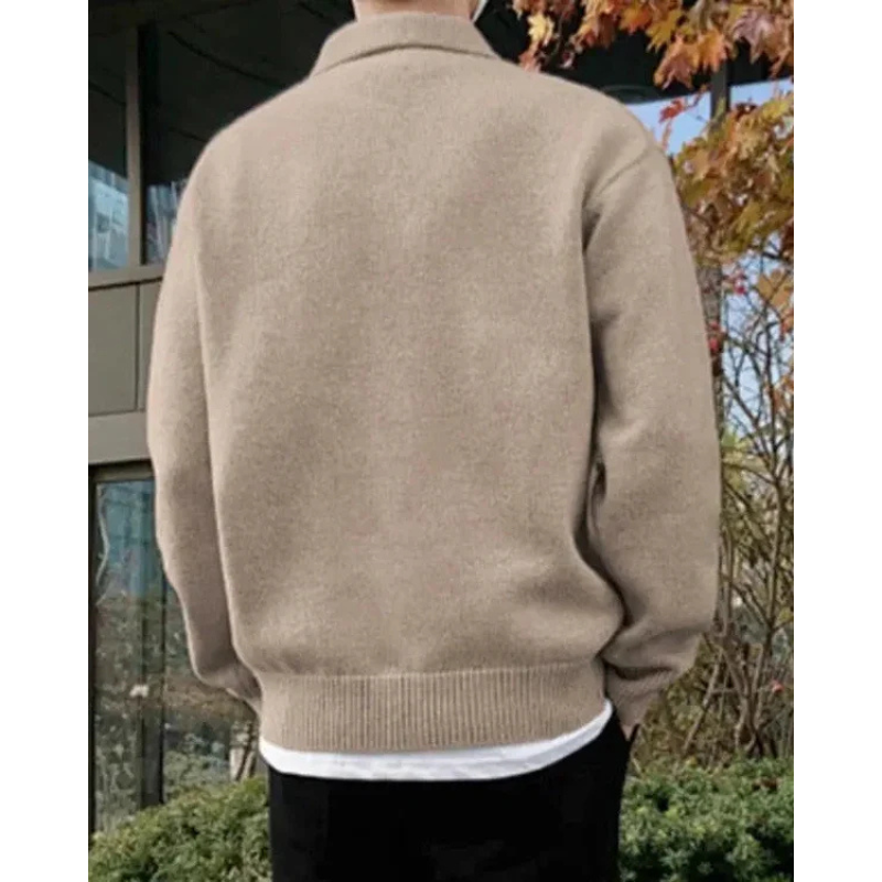 Wollen Button Polo