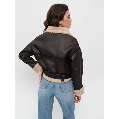 Dames Korte Jas met Reverskraag – Winterstijl