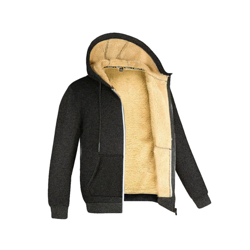 Hugo Polar Heren Fleece Vest met Bontvoering