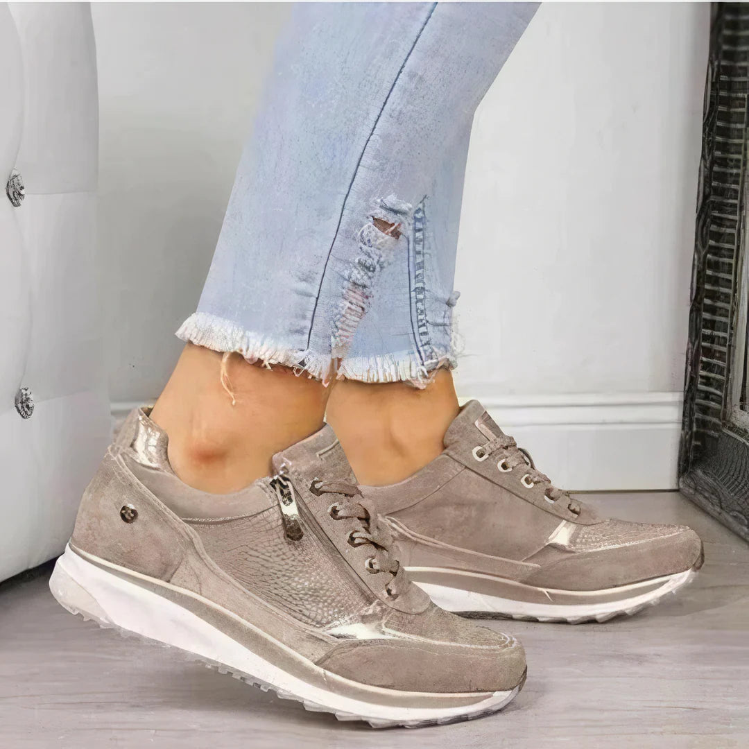 Chaveli Comfortabele Sportschoenen Dames – Met Veters & Rits