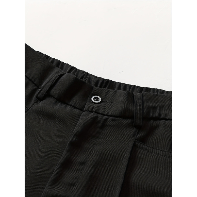 Heren Wijde Broek – Geplooid Design met Casual Loose Fit