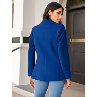 Dames Blazer met Suèdelook