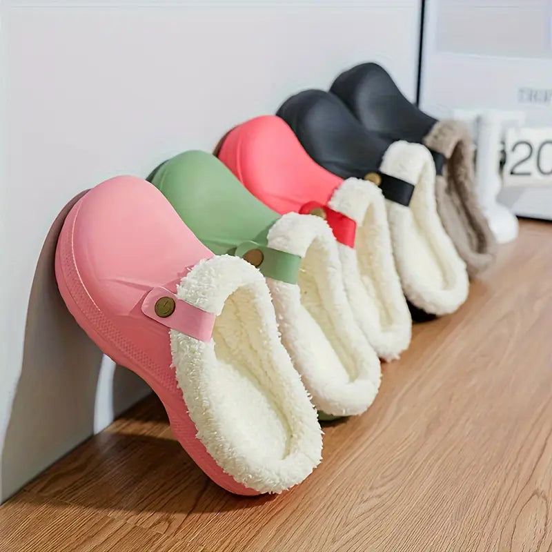 Johanna – Unisex Fleece Gevoerde Clogs