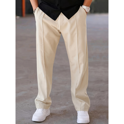 Heren Broek – Vintage Stijl met Regular Fit & Licht Stretch