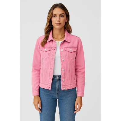 Siena – Korte Denim Jas voor Dames