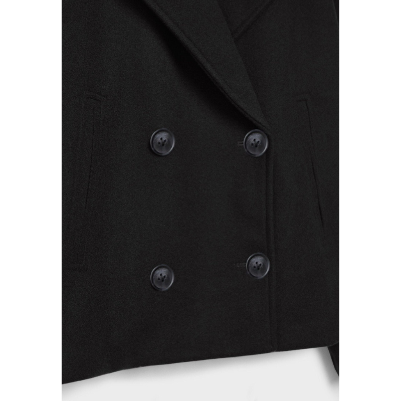 Getailleerde Double-Breasted Dames Jas – Chic & Veelzijdig