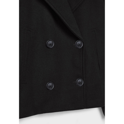 Getailleerde Double-Breasted Dames Jas – Chic & Veelzijdig