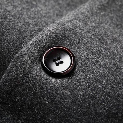 Heren Wolmix Overcoat – Tijdloze Chesterfield Jas