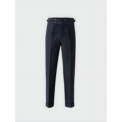 Heren Pantalon – Gurkha Broek met Hoge Taille